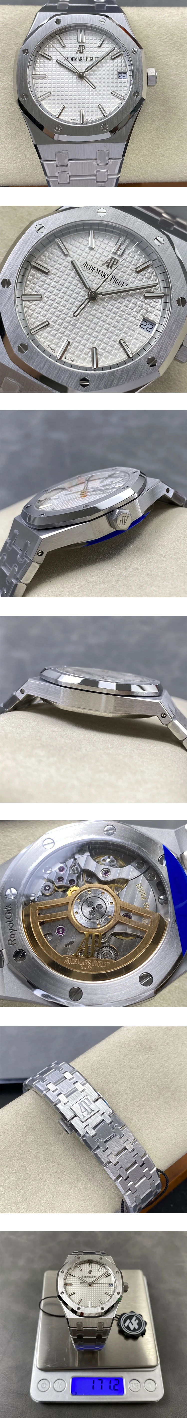 【ZF工場】 ロイヤルオーク 15510ST.OO.1320ST.08 シルバー文字盤 オーデマピゲスーパーコピー時計ハイグレード
