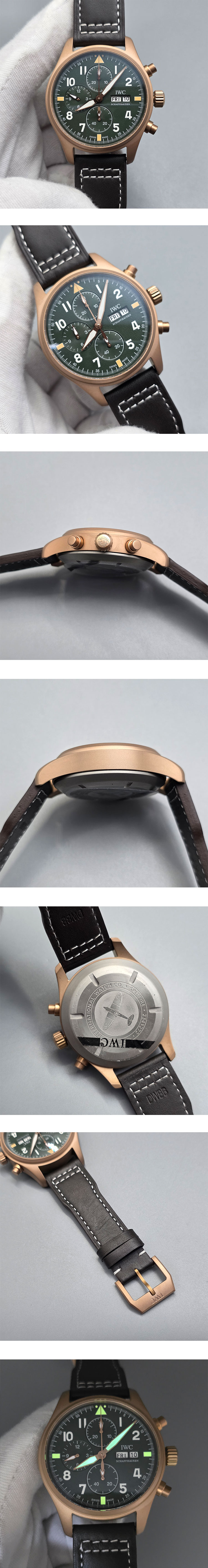優良店舗 IWCコピー パイロット・ウォッチ・クロノグラフ IW387902 Asian7750 AUTOMATIC 曜日、デイト表示