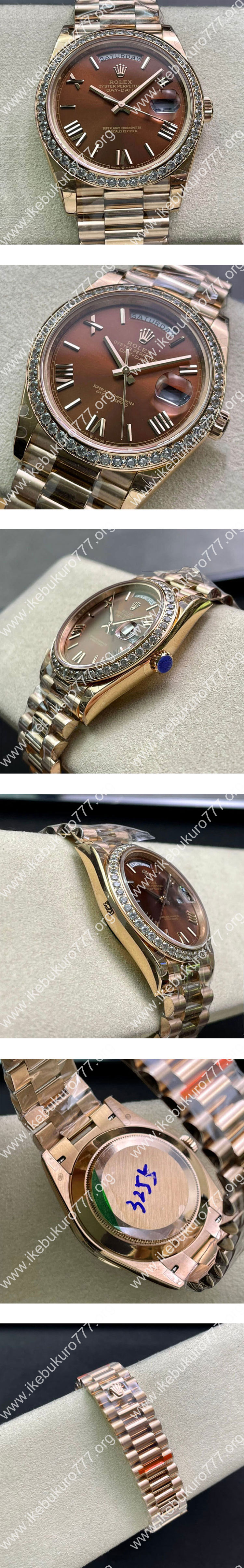 (GM製造 ブラウン)ロレックスデイデイトM228345RBR-0009 トップ品質 絶好