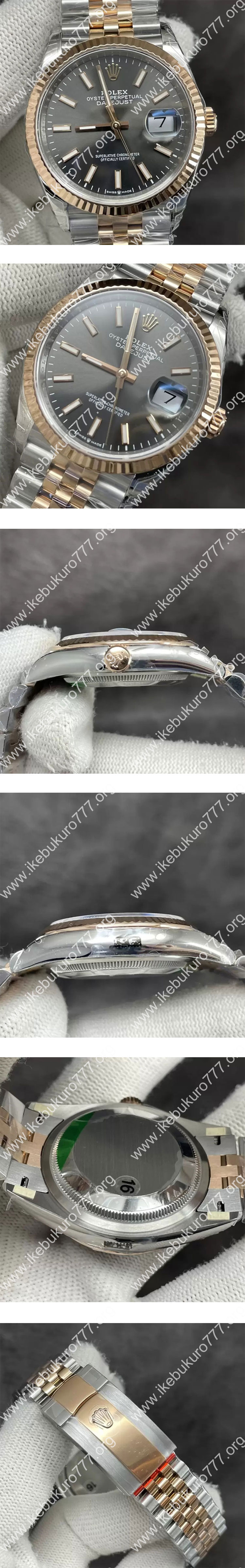 (VS製)  デイトジャスト M126231-0013 グレー ロレックススーパーコピー時計