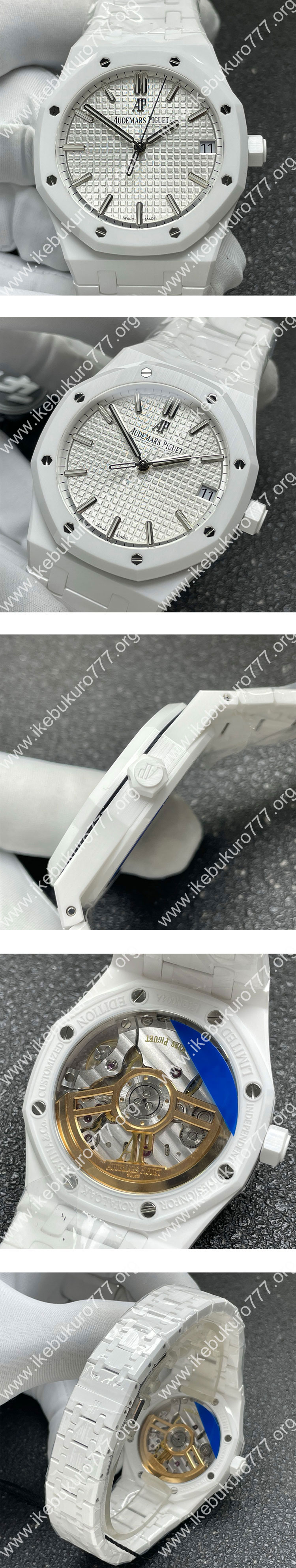 【ZF製】オーデマピゲロイヤルオーク コピー時計 15500 Replica White 驚異的な品質