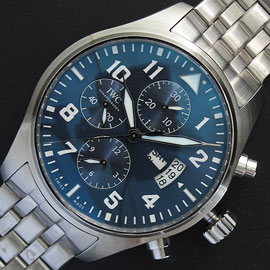 IWCコピー パイロットクロノグラブ Asian 7750搭載 ! 紳士にふさわしい時計!