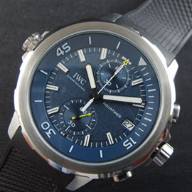優良技術 IWC アクアタイマー クロノグラフ エクスペディション・チャールズ・ダーウィン クオーツ カレンダー ルミナンス