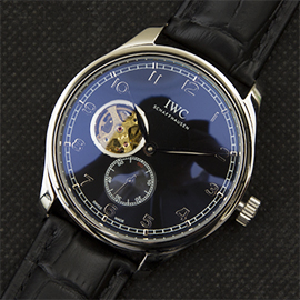 IWCスーパーコピー時計ポルトギーゼ トゥールビヨン Asian 21600振動 (自動巻き)