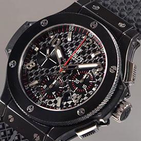 品質良好 HUBLOTコピー時計 ビッグバン スチール セラミック 301.SB.131.RX 7750搭載 AUTOMATIC デイト表示