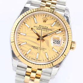 ロレックスコピー時計 デイトジャスト 36mm 126233 パームモチーフダイアル 3235ムーブメント搭載！