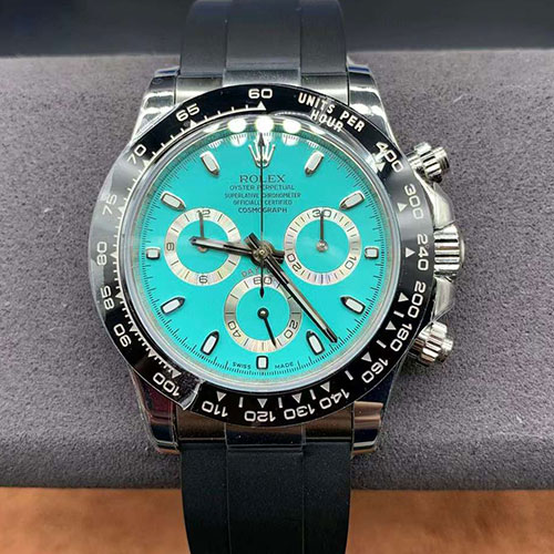目玉腕時計ロレックスコスモグラフデイト Tiffany Blue with 40mm(TW製造工場)