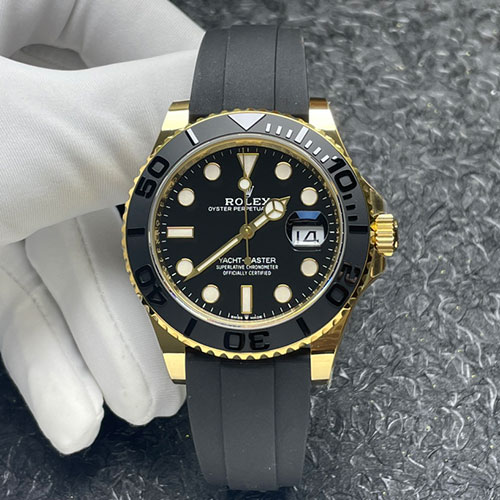 【ARF製加重版】ロレックスコピーM226658-0001 最高精密ヨットマスター 42mm ブラック文字盤 Cal.3235