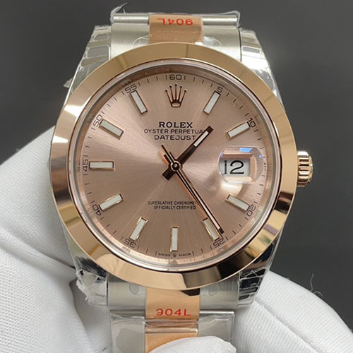 大型工場スーパーコピー(GM製)ROLEXデイトジャストM126301-0009(サンダスト41㎜)