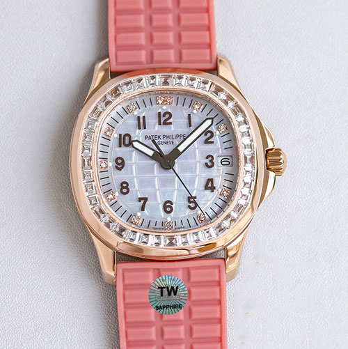 レディース高級時計パテックフィリップアクアノート5072R-001(TW製造工場)