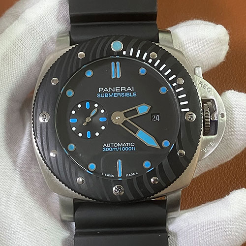 高精度時計推薦パネライ サブマーシブル マリーナ ミリターレ PAM00799(QM製造工場)