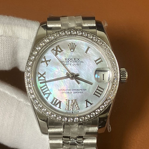 女性用腕時計 ロレックスコピー 278384RBR デイトジャスト 31mm ホワイトシェル 、至高の輝き