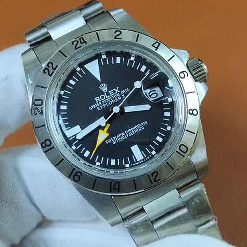 探検家ロレックス エクスプローラーⅡ Ref.1655 (RA製造メーカー出品)