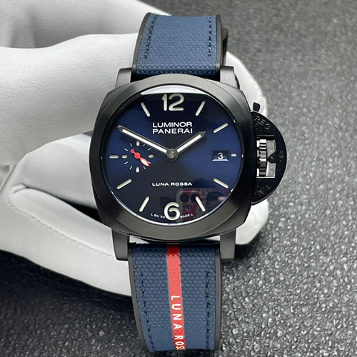 【世界限定1500本】 オフィチーネ パネライスーパーコピー PAM01408 ルミノール クアランタ スティール DLC ルナ・ロッサ 40mm VS高精度