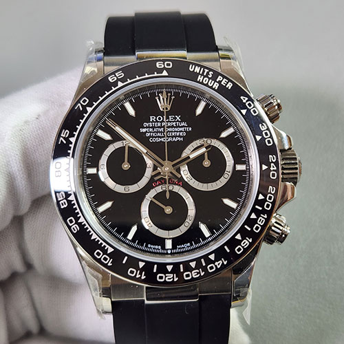 【TW製 】ロレックスコピー 126519LN コスモグラフデイトナ40mm ブラック 7750搭載