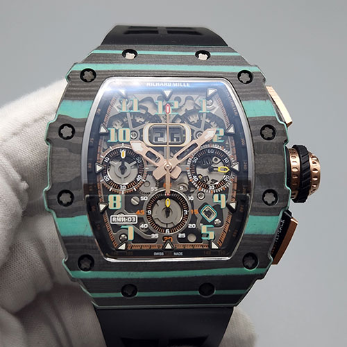 KU製スーパーコピー時計リシャール·ミルフライバック クロノグラフ RM 011-03 Ultimate Edition