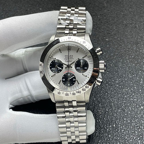 (ROLEX&Cartier) ロレックスコピー時計デイトナ6265ホワイト文字盤 SN工場製 品質安心