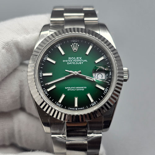 【GM製】ロレックスコピー 126334 デイトジャスト 41mm ダークグリーン文字盤