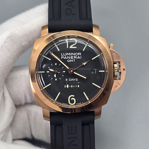 【QM工場】パネライコピールミノール 1950 8デイズ GMT オロロッソ PAM00576